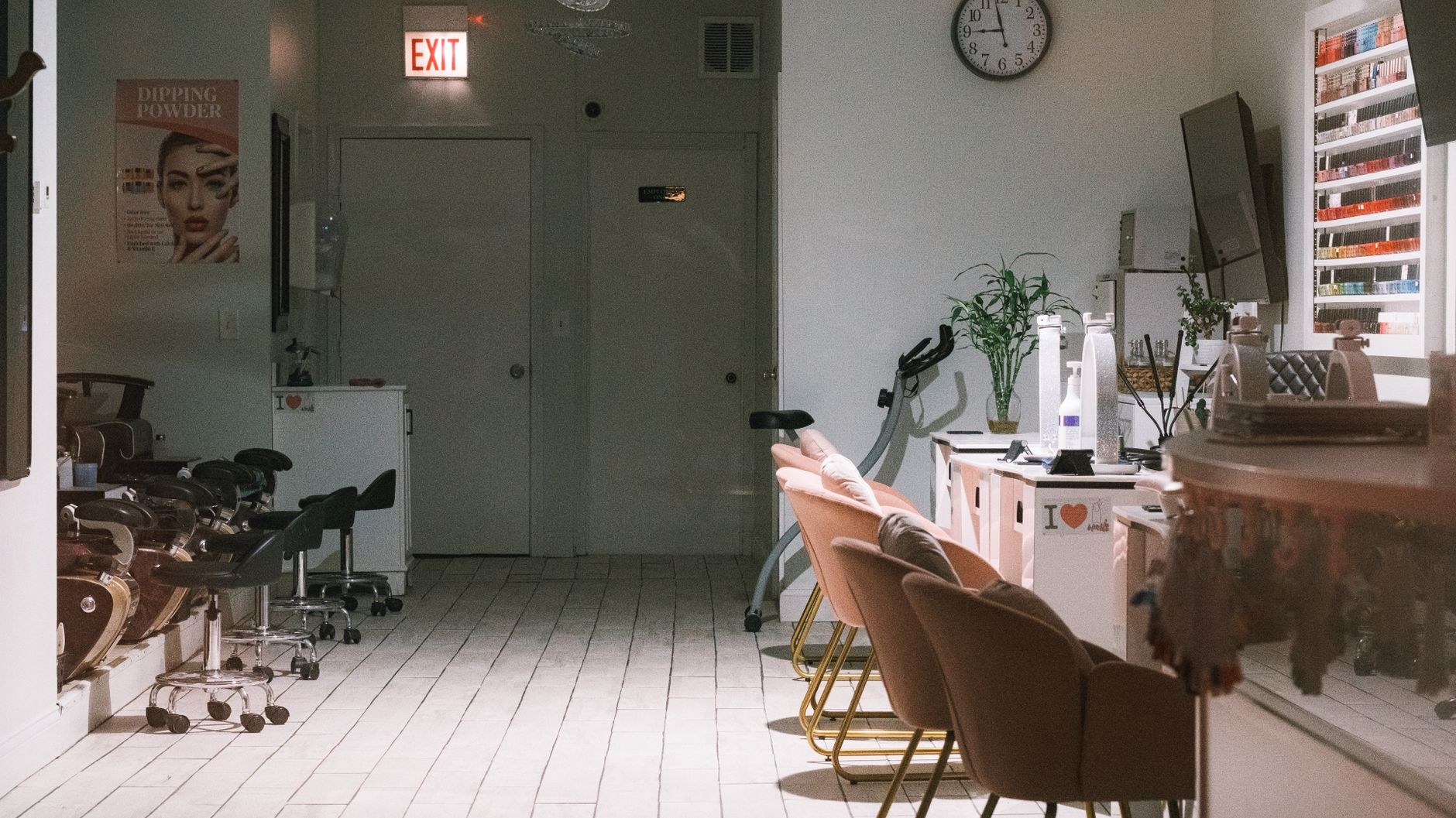 Inside the Golden Nails salon in Westgate